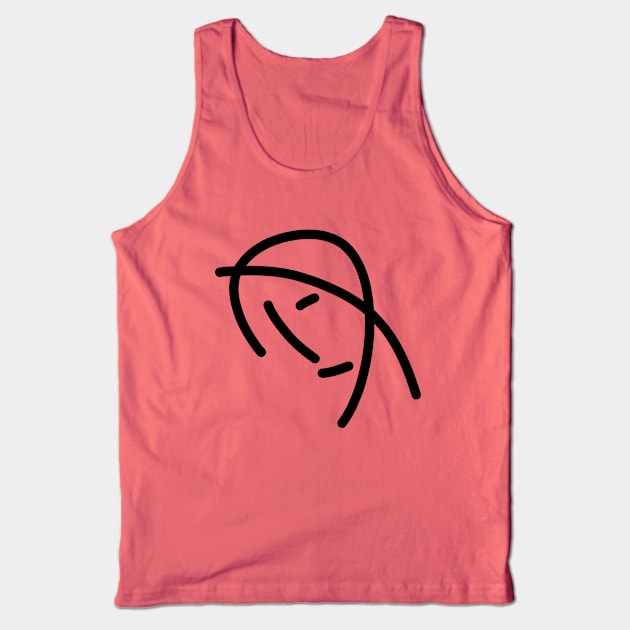 Abstract face Tank Top by LemonBox